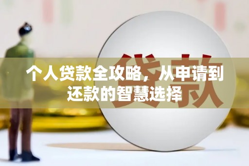 澄城个人贷款全攻略，从申请到还款的智慧选择