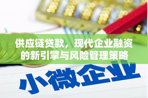 澄城供应链贷款，现代企业融资的新引擎与风险管理策略