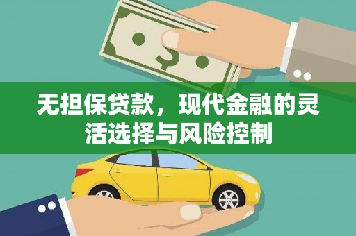 澄城无担保贷款，现代金融的灵活选择与风险控制