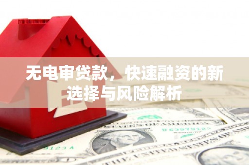 澄城无电审贷款，快速融资的新选择与风险解析