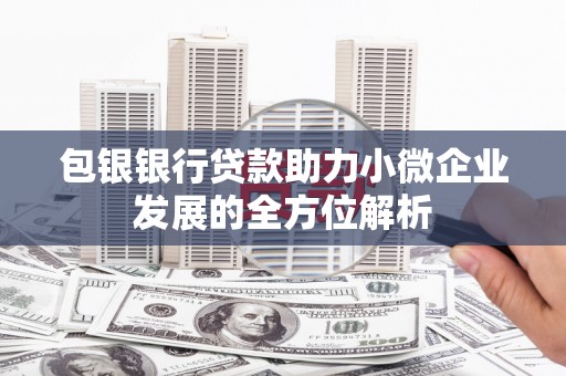 澄城包银银行贷款助力小微企业发展的全方位解析