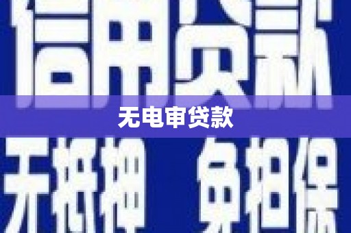 澄城无电审贷款