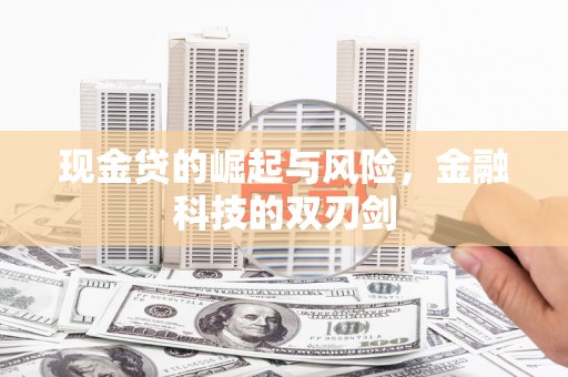 澄城现金贷的崛起与风险，金融科技的双刃剑