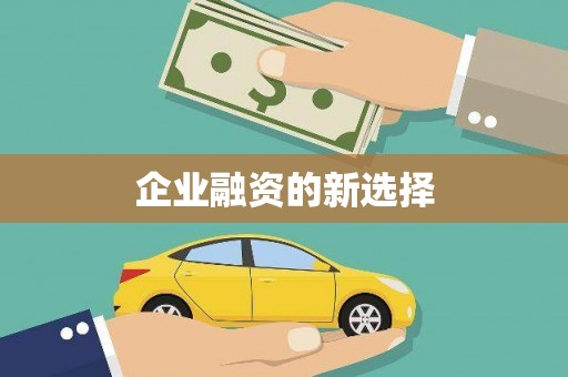 澄城企业融资的新选择