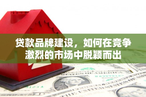 澄城贷款品牌建设，如何在竞争激烈的市场中脱颖而出