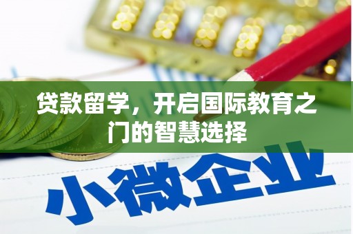 澄城贷款留学，开启国际教育之门的智慧选择