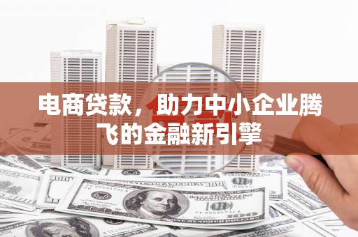 澄城电商贷款，助力中小企业腾飞的金融新引擎