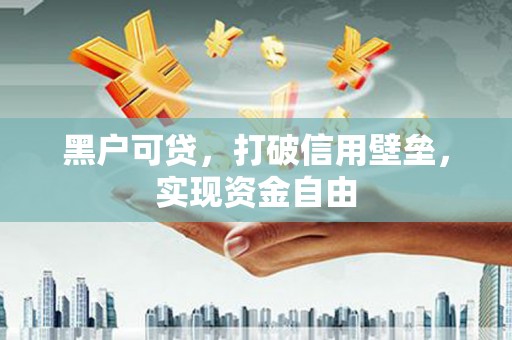澄城黑户可贷，打破信用壁垒，实现资金自由