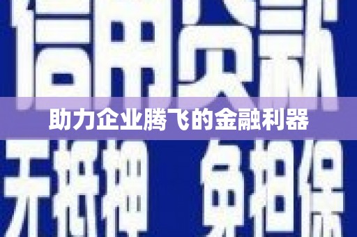 澄城助力企业腾飞的金融利器