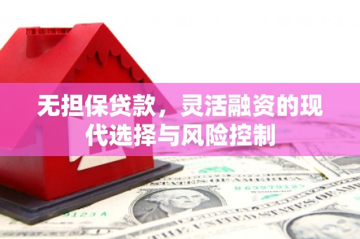 澄城无担保贷款，灵活融资的现代选择与风险控制