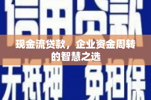 澄城现金流贷款，企业资金周转的智慧之选