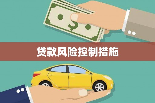 澄城贷款风险控制措施
